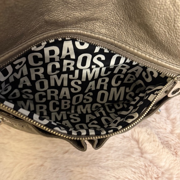 Marc by Marc Jacobs Faridah Metallic Hobo/Satchel Bag Includes Matching Wallet - Picture 10 of 16